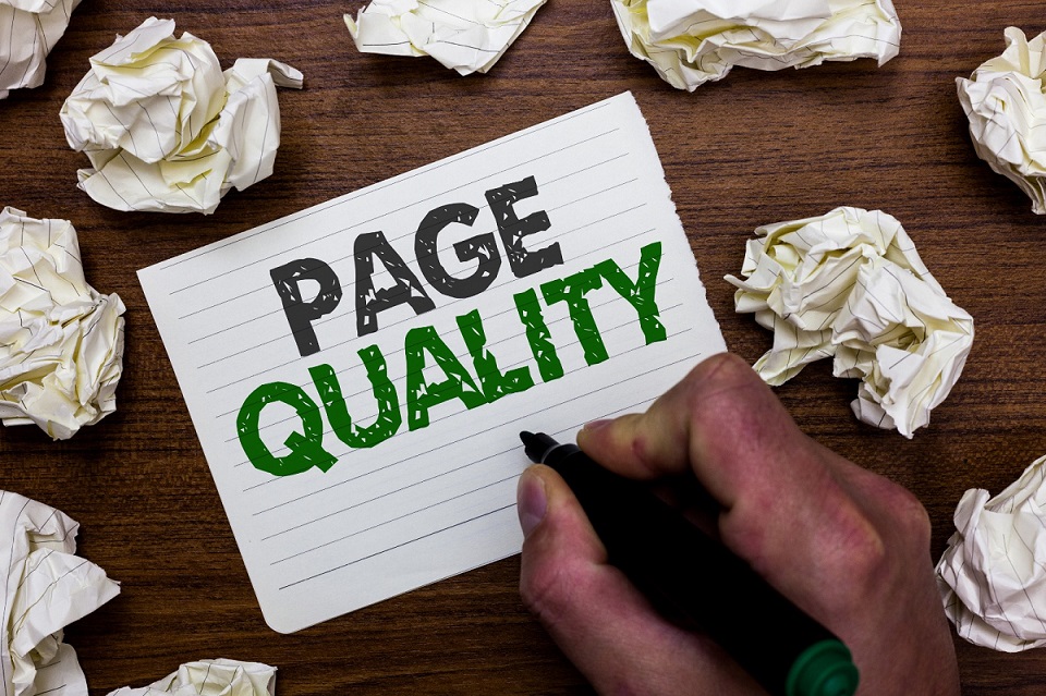 page quality rating